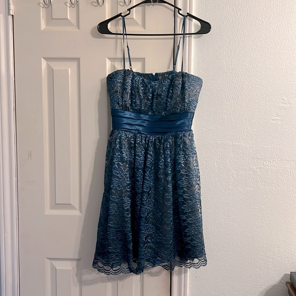 Blue Lace Dress